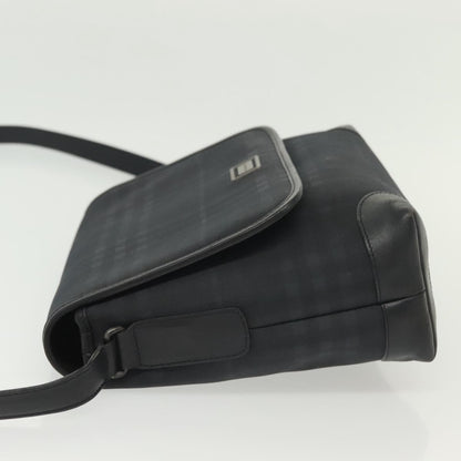 Burberry Nova check Shoulder bag Canvas, NAVY, CANVAS, Shoulder bag