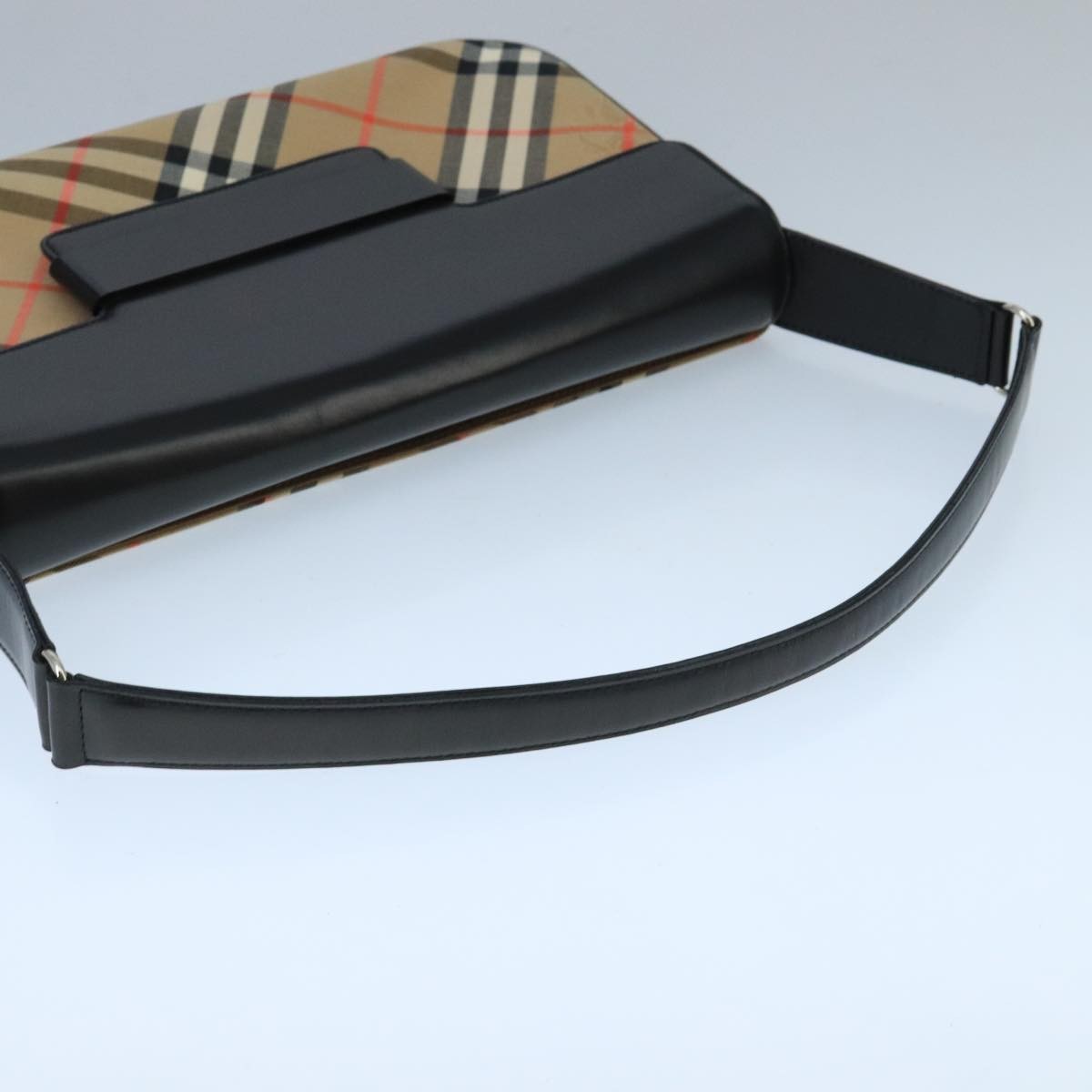 Burberry Nova check Shoulder bag Canvas, BEIGE, CANVAS, Shoulder bag