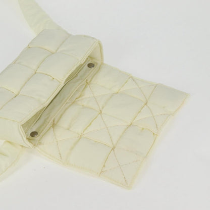 Bottega Veneta Padded Tech Cassette Crossbody Bag Intrecciato Nylon, WHITE, SYNTHETIC, Crossbody bag