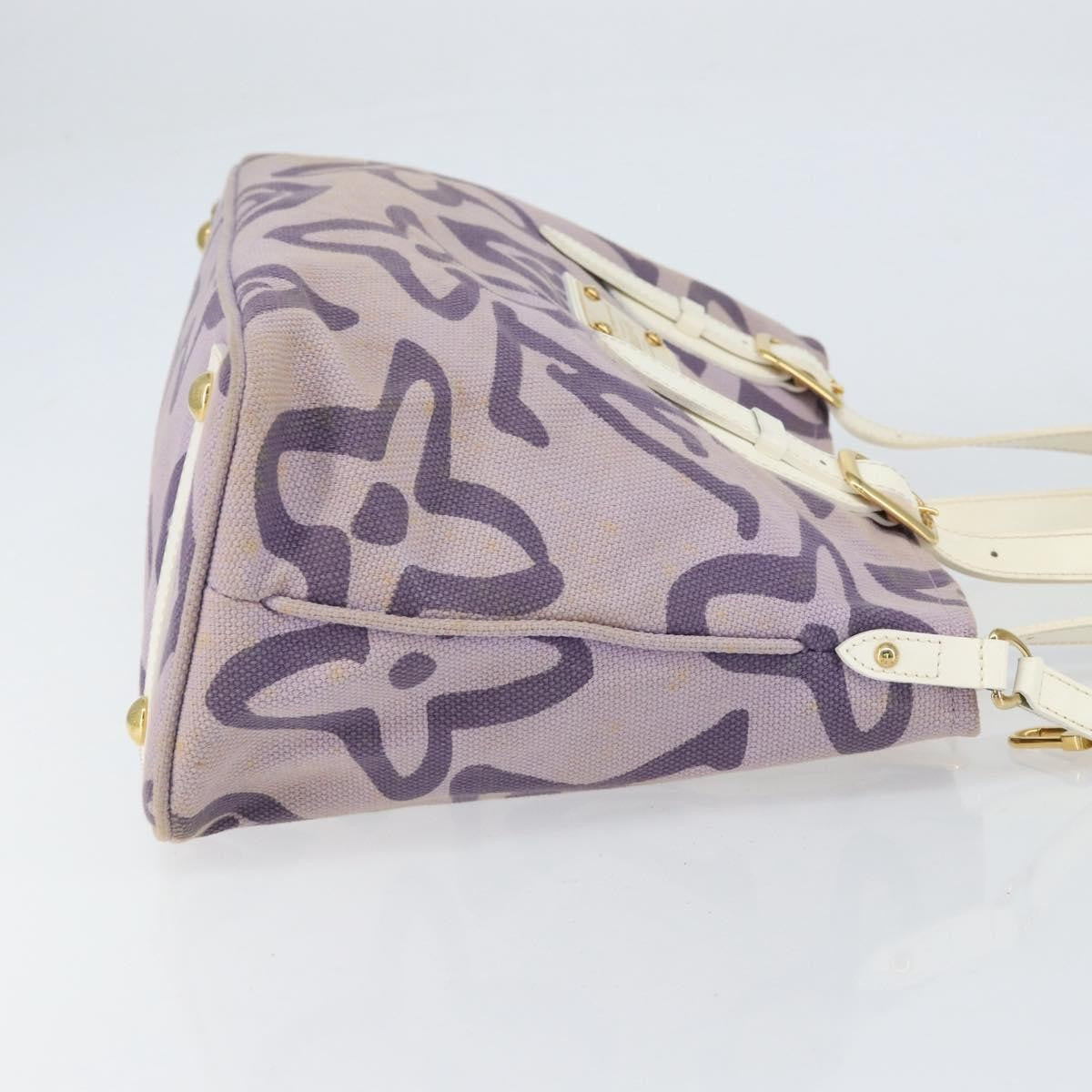 Louis Vuitton Tahitienne Cabas Canvas, PURPLE, CANVAS, Tote bag