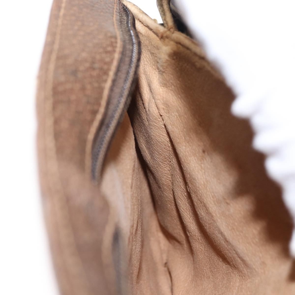 Gucci Vintage Shoulder Bag GG Coated Canvas, BEIGE, PVC, Shoulder bag