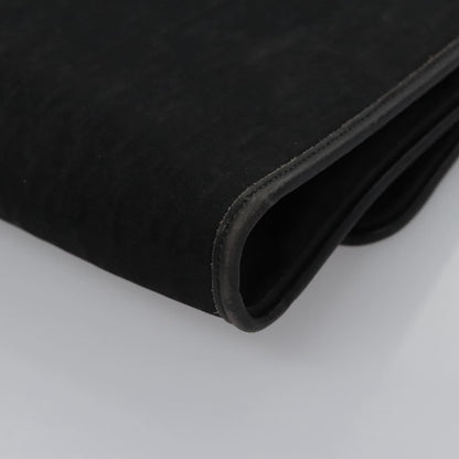 Christian Dior Vintage Chain Flap Shoulder Bag Diorissimo Canvas, BLACK, CANVAS, Shoulder bag