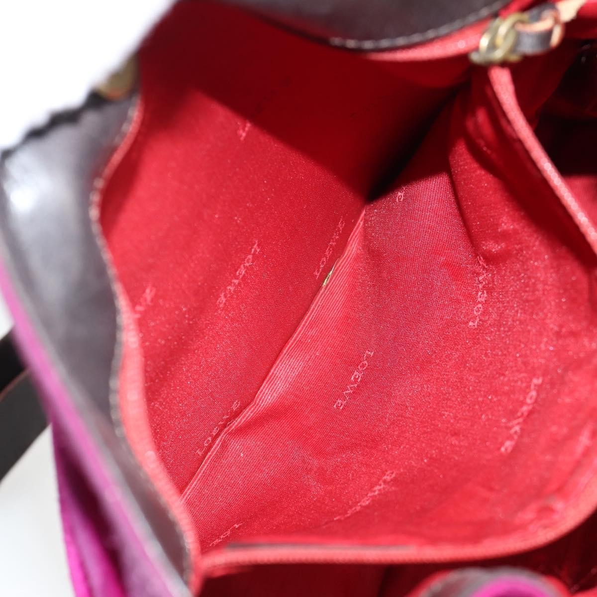 Loewe Anagram Shoulder Bag Suede, PURPLE, SUEDE, Shoulder bag