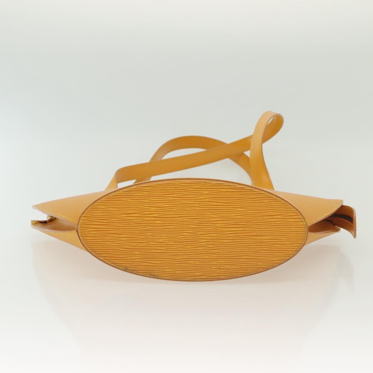 Louis Vuitton Saint Jacques Handbag Epi Leather, YELLOW, LEATHER, Handbag