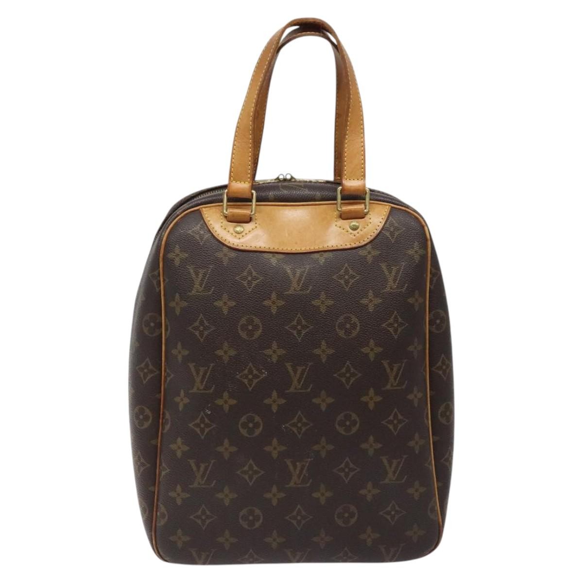 Louis Vuitton Excursion Handbag Monogram Canvas, BROWN, CANVAS, Handbag