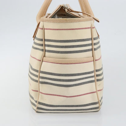 Burberry Nova Check Tote Canvas and Leather, BEIGE, CANVAS, Tote bag