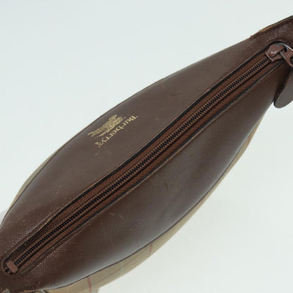 Burberry Nova check Shoulder bag Canvas, BEIGE, CANVAS, Shoulder bag