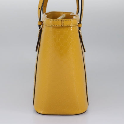 Gucci Nice Tote Microguccissima Patent, YELLOW, PATENT_LEATHER, Tote bag