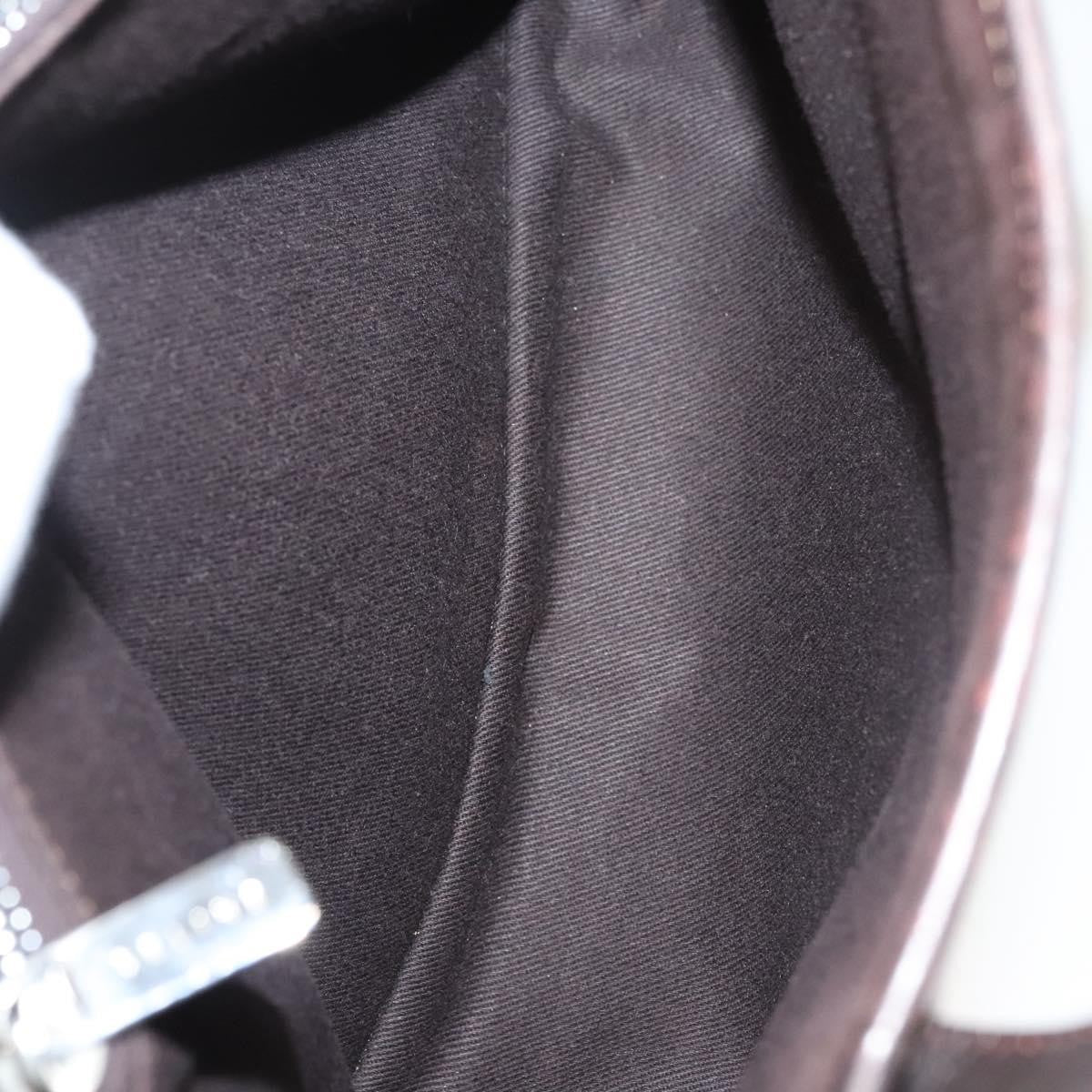 Celine Vintage Macadam Handbag Canvas, BEIGE, CANVAS, Handbag