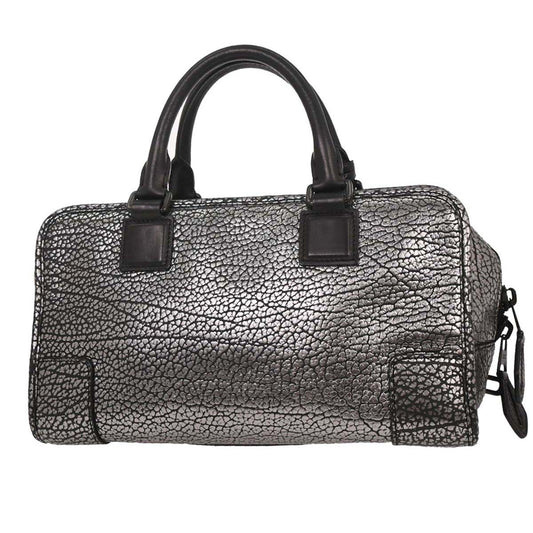Loewe Amazona Bag Leather, SILVER, LEATHER, Handbag