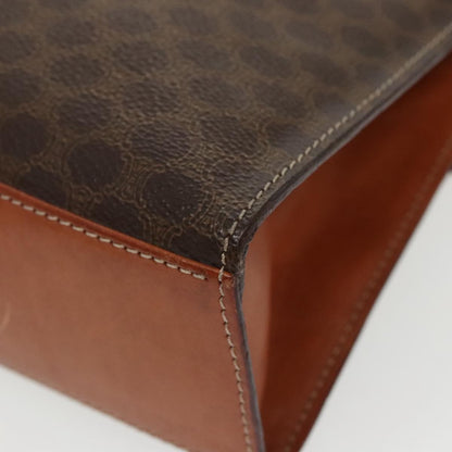 Celine Vintage Macadam Handbag Macadam, BROWN, CANVAS, Handbag