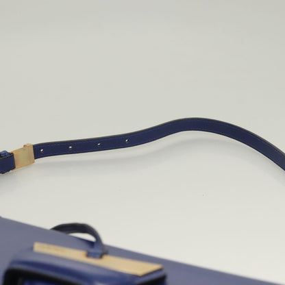 Loewe Barcelona Shoulder Bag Leather, BLUE, LEATHER, Shoulder bag