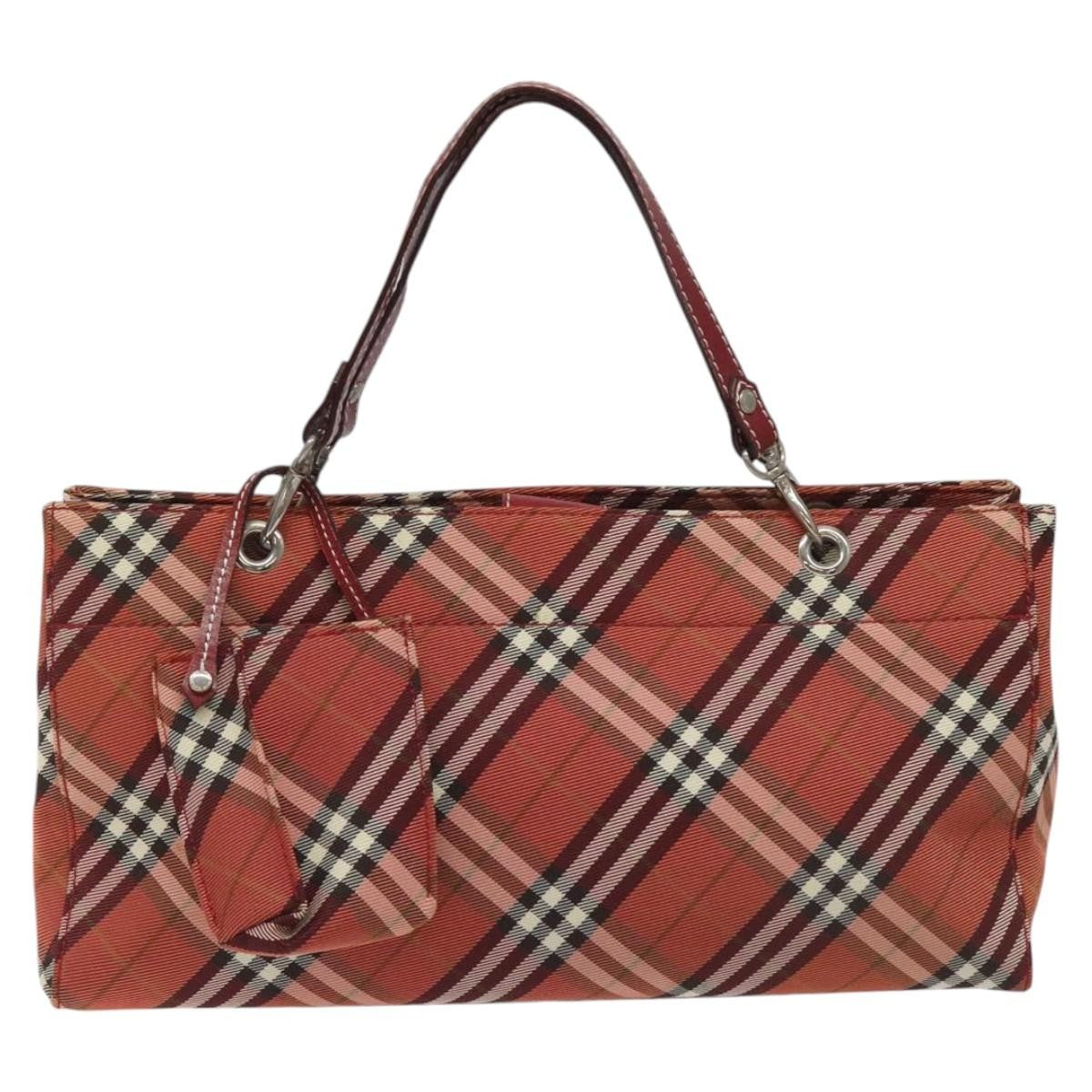 Burberry Nova Check Handbag Nova Check Canvas, RED, NYLON, Handbag