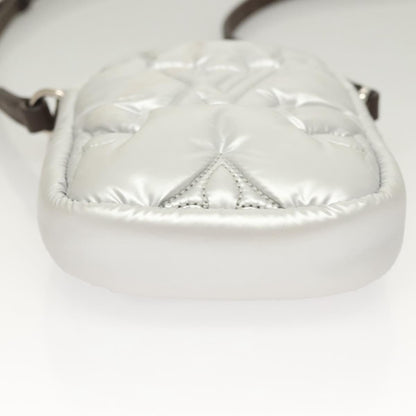 Louis Vuitton Pillow Phone Pouch Monogram Quilted Econyl Nylon, SILVER, CANVAS, Travel bag