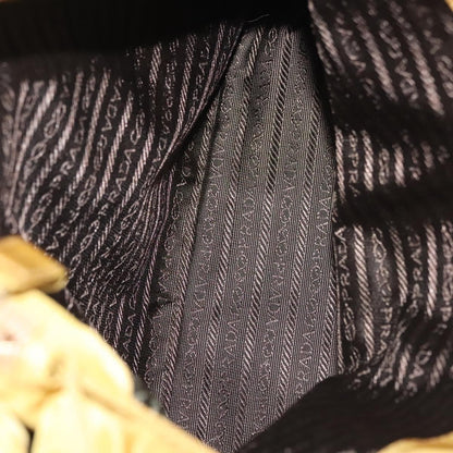 Prada Metal Handles Tote Tessuto, YELLOW, NYLON, Tote bag