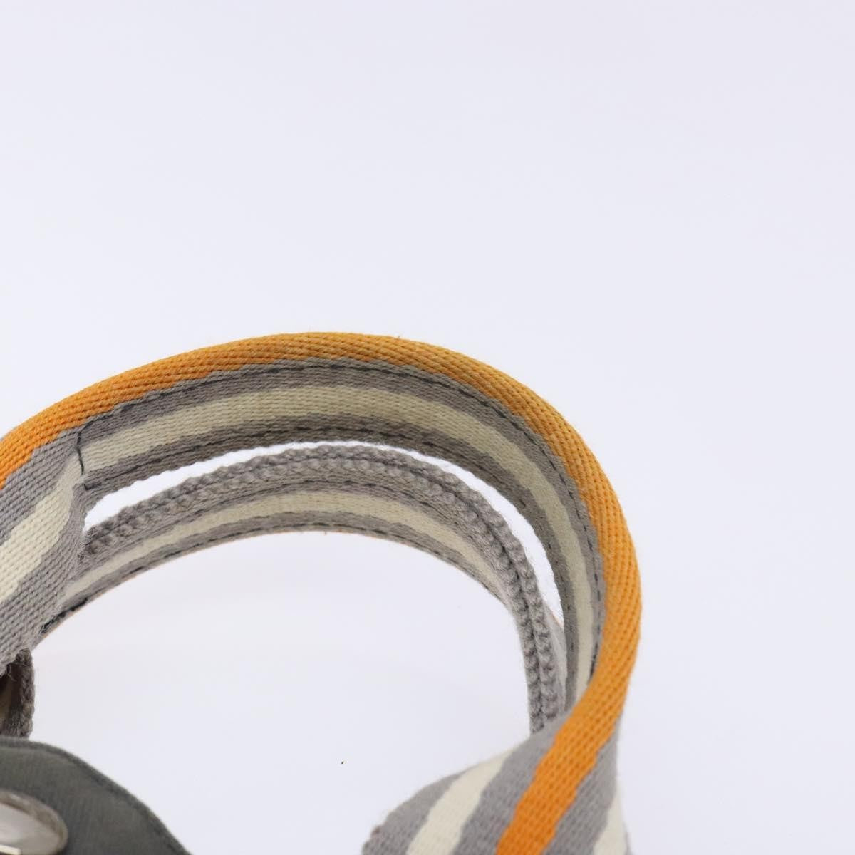 Hermes Fourre Tout Tote Canvas, GRAY, CANVAS, Tote bag