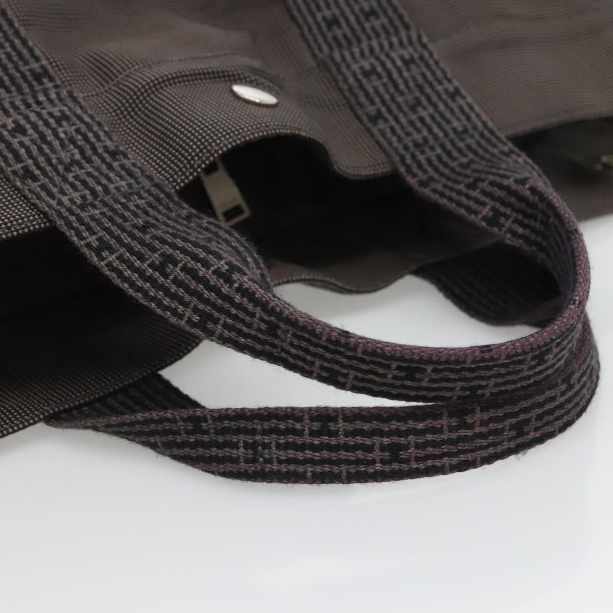 Hermes Fourre-tout Herline Fourre-tout Herline, GRAY, CANVAS, Tote bag