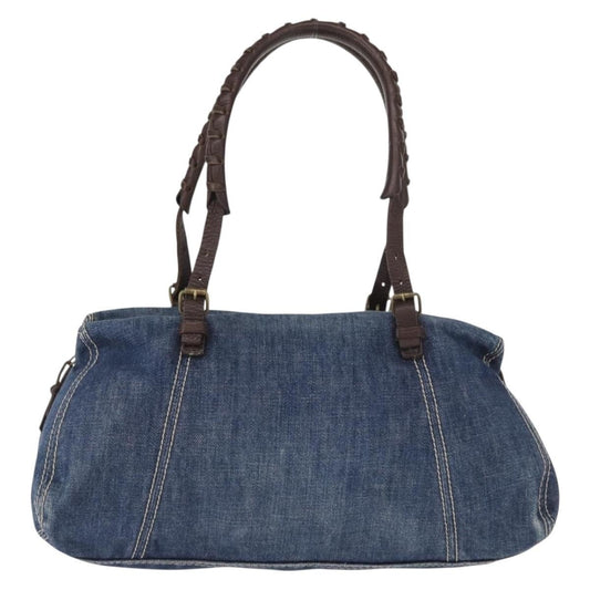 Miu Miu Shoulder Bag Denim, BLUE, CANVAS, Shoulder bag