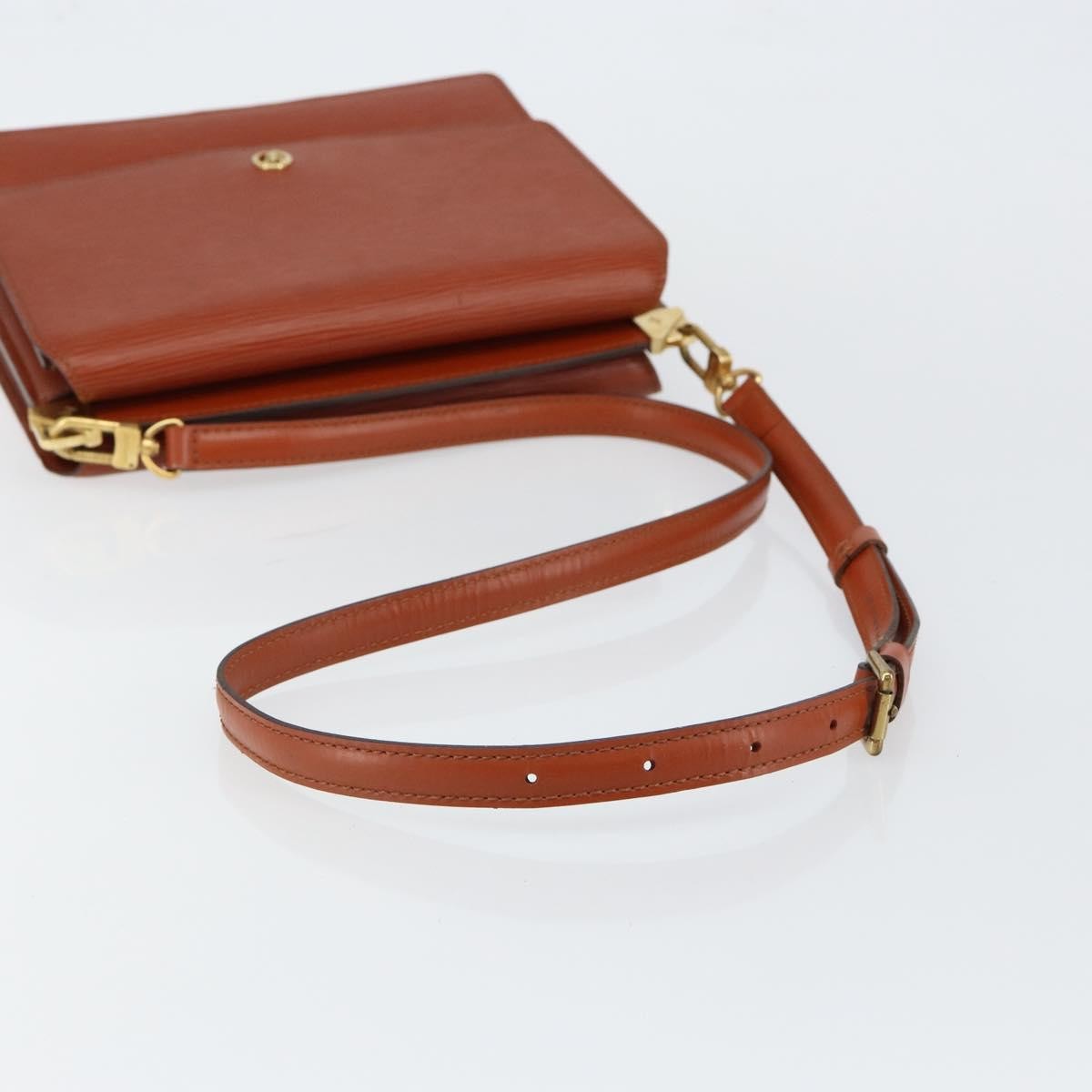 Louis Vuitton Grenelle Shoulder Bag Epi Leather, BROWN, LEATHER, Shoulder bag