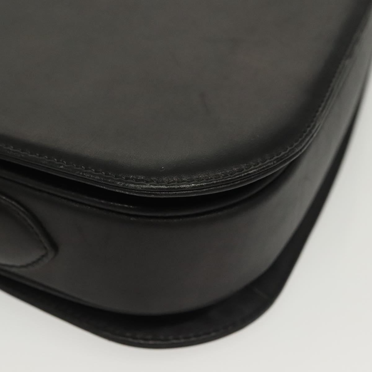 Celine Horse Carriage Shoulder bag Leather, BLACK, LEATHER, Shoulder bag