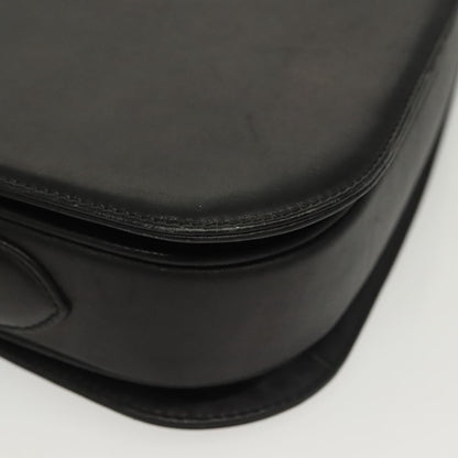 Celine Horse Carriage Shoulder bag Leather, BLACK, LEATHER, Shoulder bag