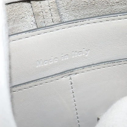 Celine Tri-Fold Clutch on Chain Smooth Leather, GRAY, LEATHER, Shoulder bag