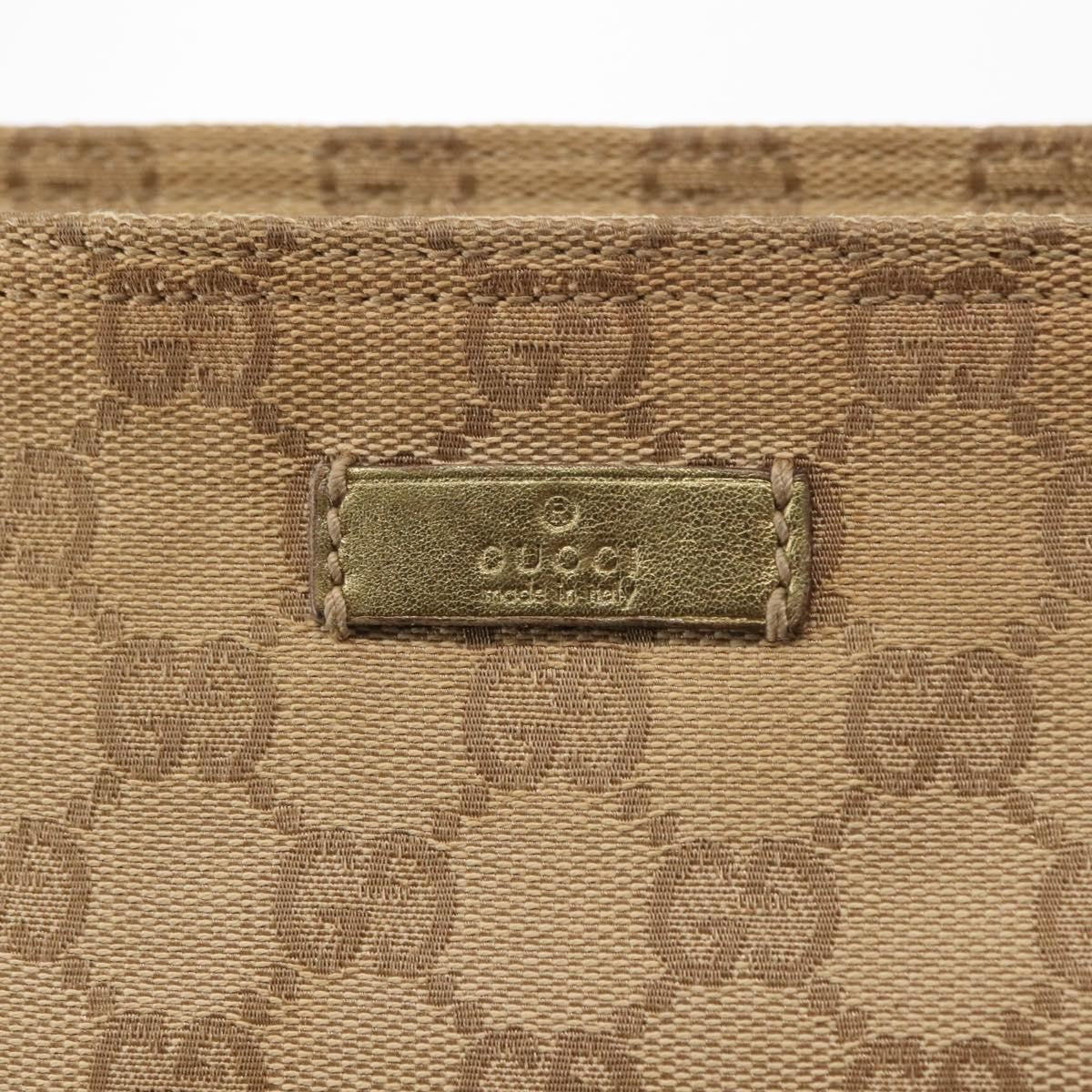 Gucci Web Strap Messenger Bag GG Canvas, BEIGE, CANVAS, Shoulder bag