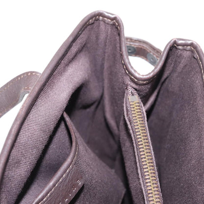 Celine Vintage Macadam Handbag Canvas, BEIGE, CANVAS, Handbag