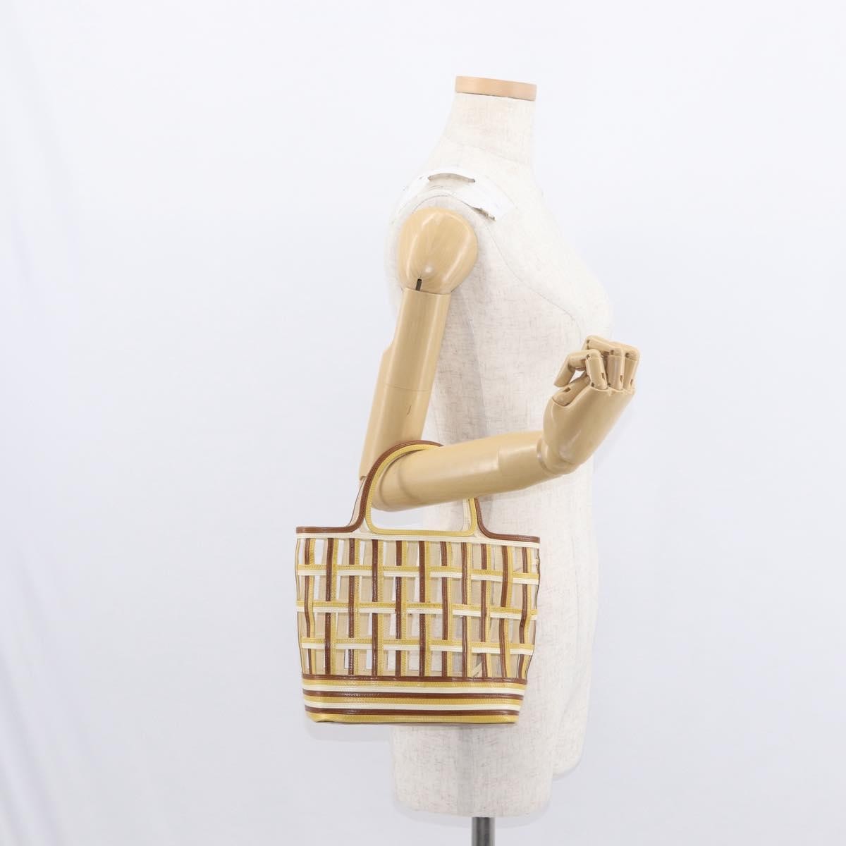 Prada Vintage Handbag Leather, BROWN, LEATHER, Handbag