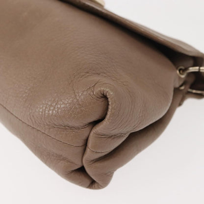 Chloe Lily Shoulder bag Leather, PURPLE, LEATHER, Shoulder bag