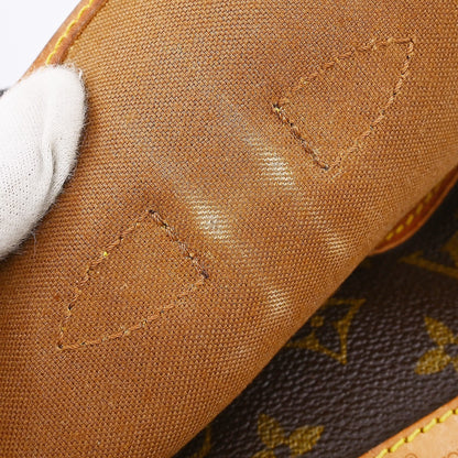 Louis Vuitton Saumur Handbag Monogram Canvas, Brown, Canvas, Shoulder Bag