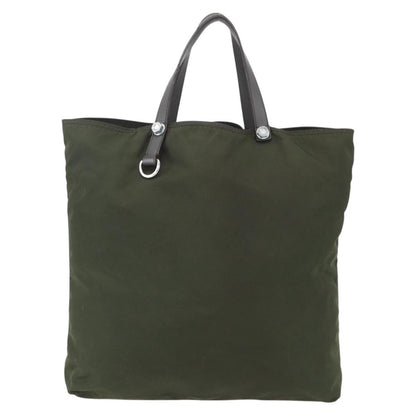 Prada Open Tote Tessuto, KHAKI, NYLON, Tote bag