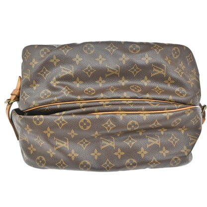 Louis Vuitton Saumur Handbag Monogram Canvas, BROWN, CANVAS, Shoulder bag