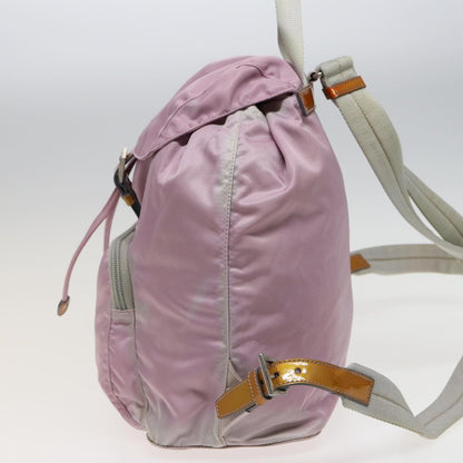 Prada Front Pocket Backpack Tessuto, PINK, NYLON, Backpack