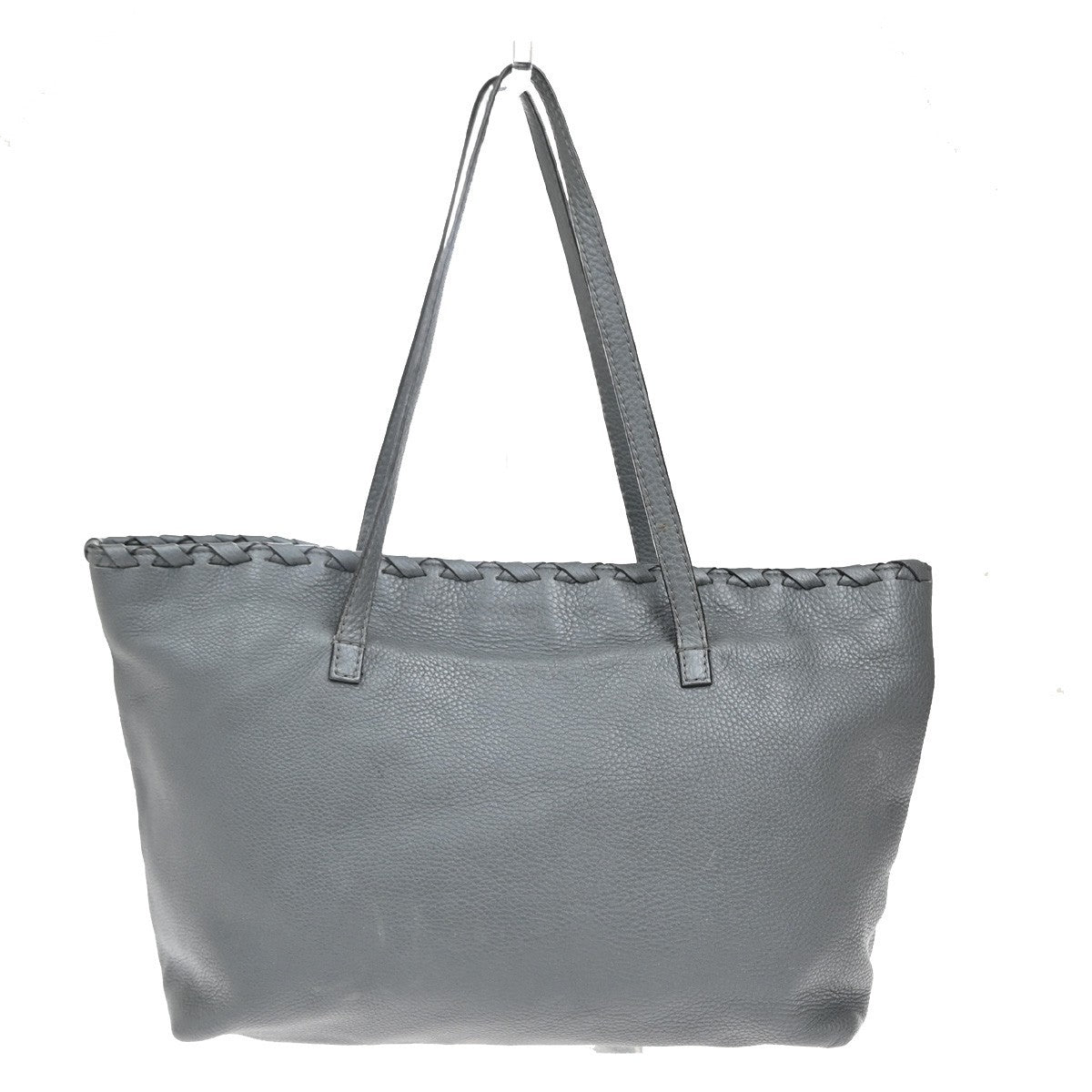 Gucci Bamboo Tassel Tote Leather, GRAY, LEATHER, Tote bag