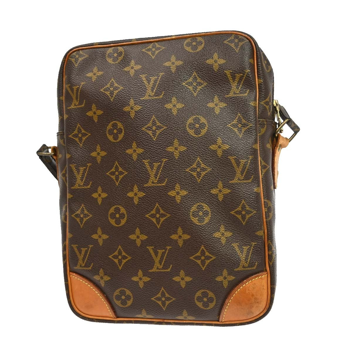 Louis Vuitton Danube Handbag Monogram Canvas, Brown, Canvas, Shoulder Bag