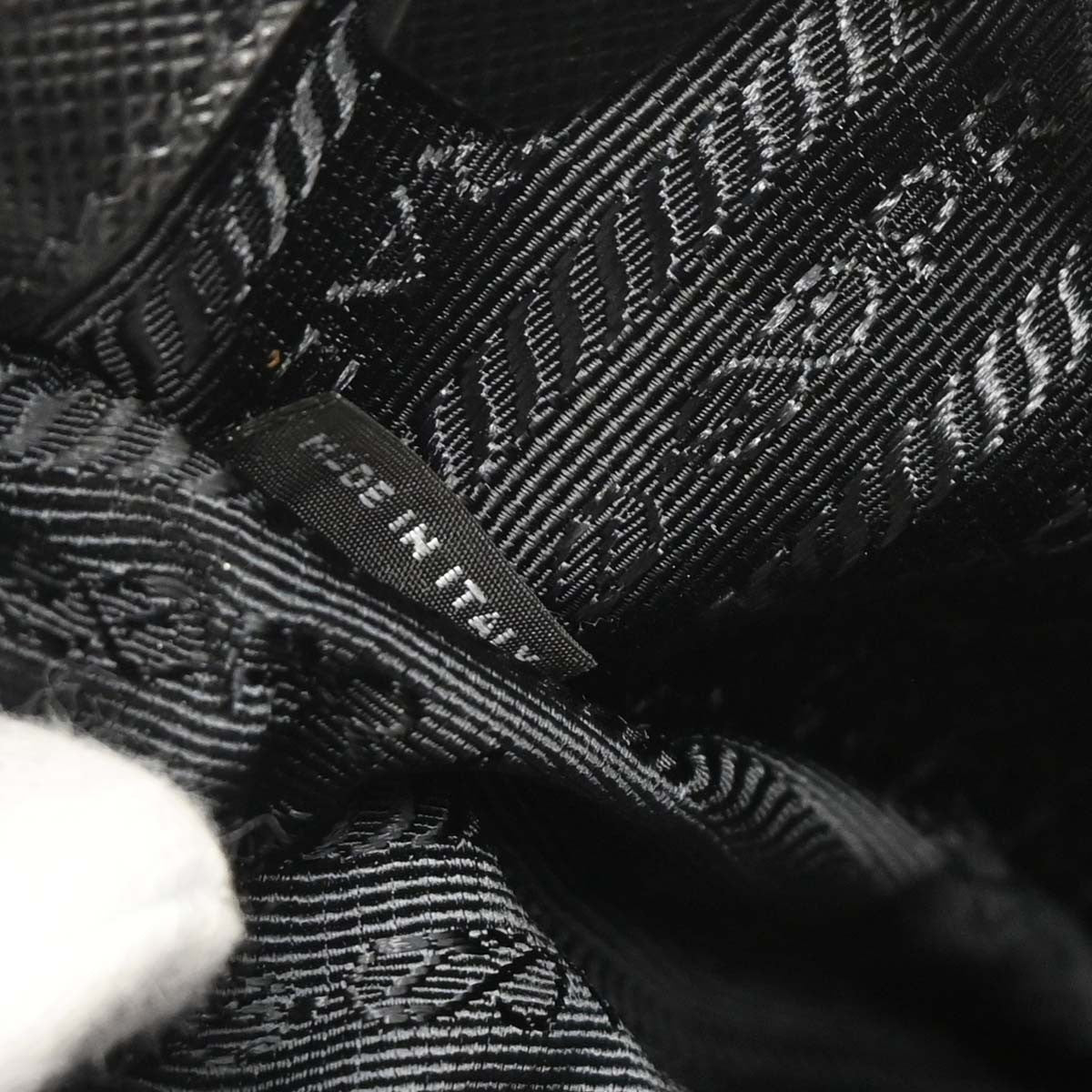 Prada Grommet Galleria Double Zip Tote City Calfskin, BLACK, LEATHER, Shoulder bag