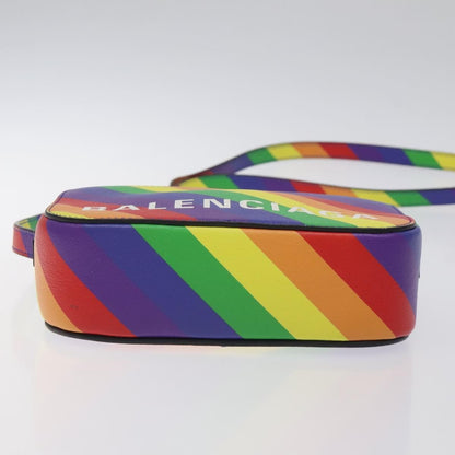 Balenciaga Everyday Camera Bag Printed Leather, MULTICOLOUR, LEATHER, Shoulder bag