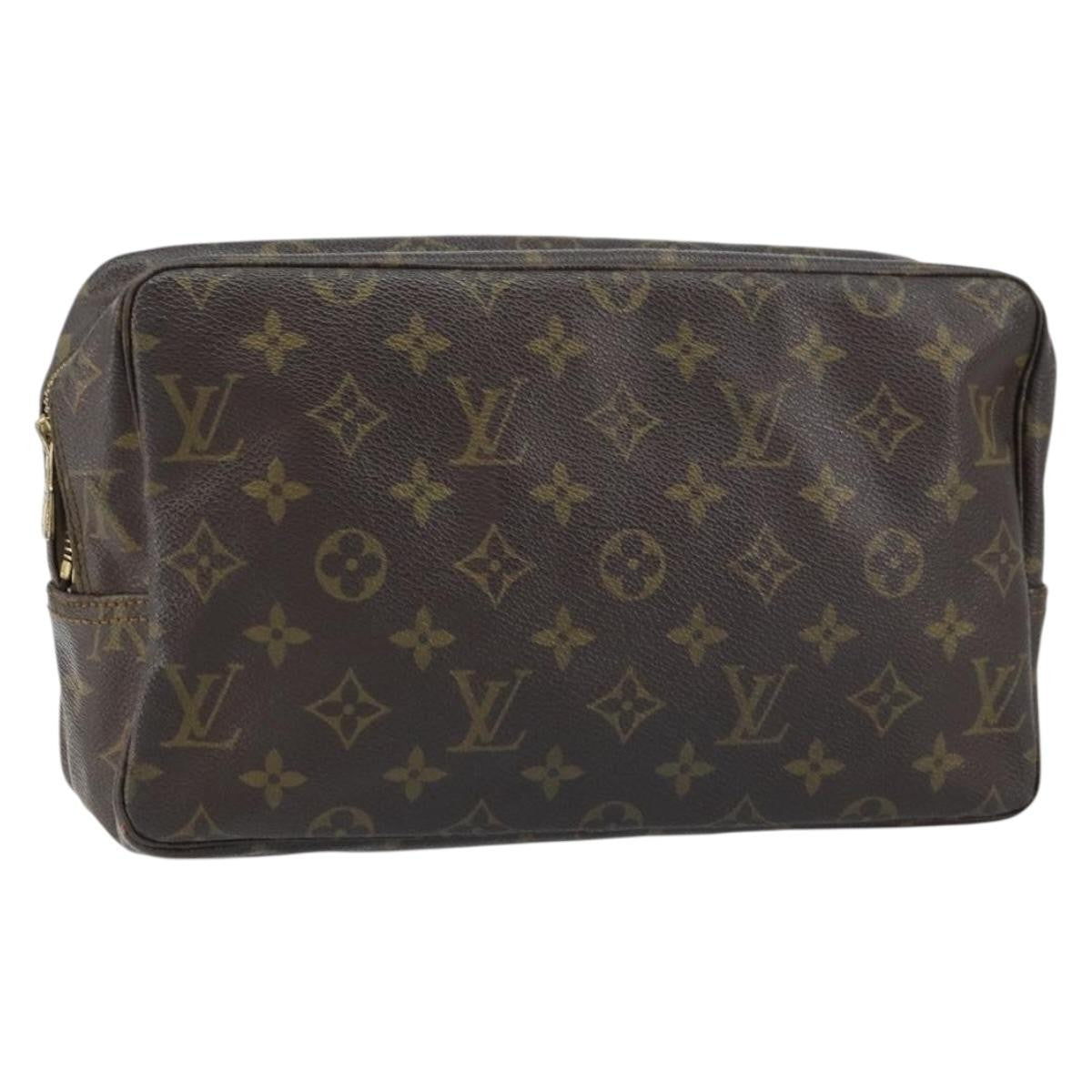 Louis Vuitton Trousse Toilette Monogram Canvas, BROWN, CANVAS, Clutche & pouche