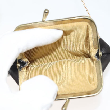 Christian Dior Vintage Shoulder Bag Leather, BROWN, LEATHER, Shoulder bag