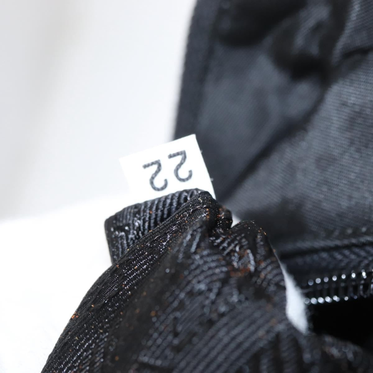 Prada Vintage Shoulder Bag Tessuto, BLACK, NYLON, Shoulder bag