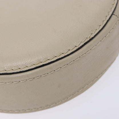 Bottega Veneta Convertible Circle Tote Leather with Intrecciato Detail, BEIGE, LEATHER, Tote bag