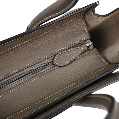 Celine Luggage Bag Smooth Leather, BROWN, LEATHER, Tote bag