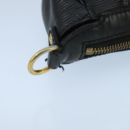 Louis Vuitton Dhanura Handbag Epi Leather, BLACK, LEATHER, Handbag