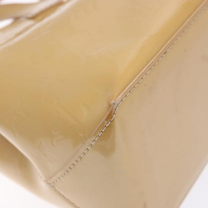 Louis Vuitton Wilshire Handbag Monogram Vernis, BEIGE, PATENT_LEATHER, Handbag