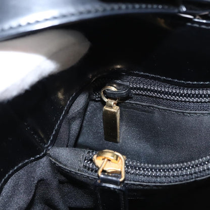 Salvatore Ferragamo Gancini Shoulder Bag Leather, BLACK, LEATHER, Shoulder bag