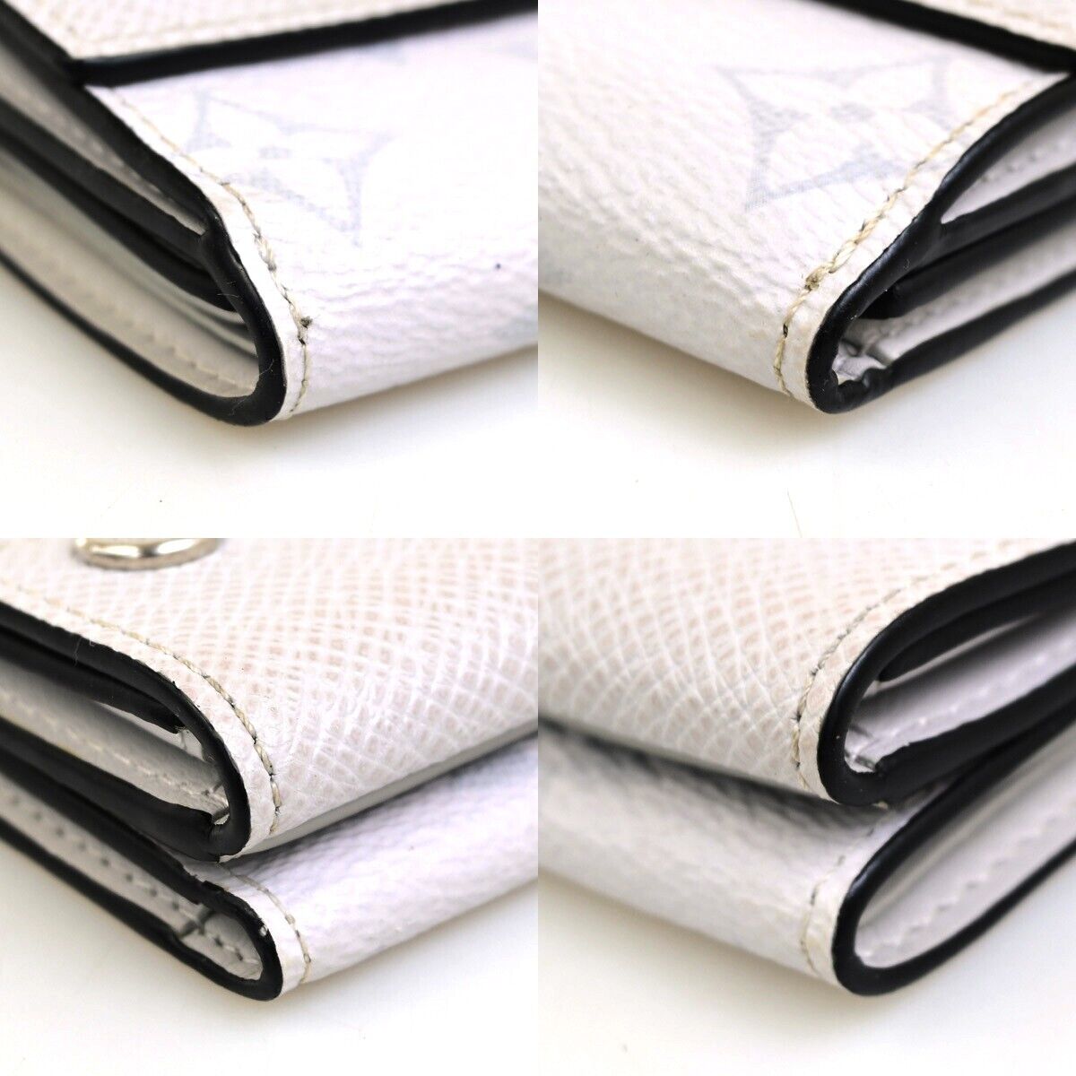 Louis Vuitton Discovery Wallet Monogram Taigarama, WHITE, LEATHER, Wallets