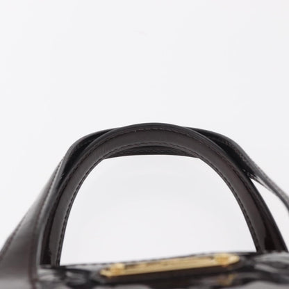 Louis Vuitton Wilshire Handbag Monogram Vernis, BURGUNDY, PATENT_LEATHER, Tote bag