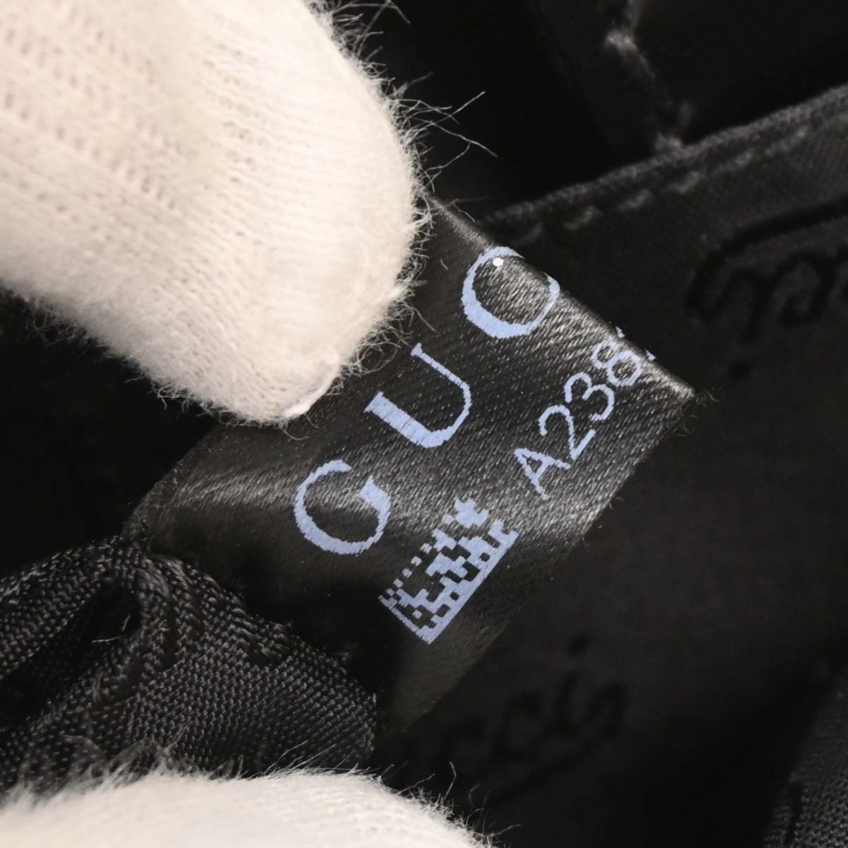 Gucci Vintage Handbag Leather, BLACK, LEATHER, Handbag