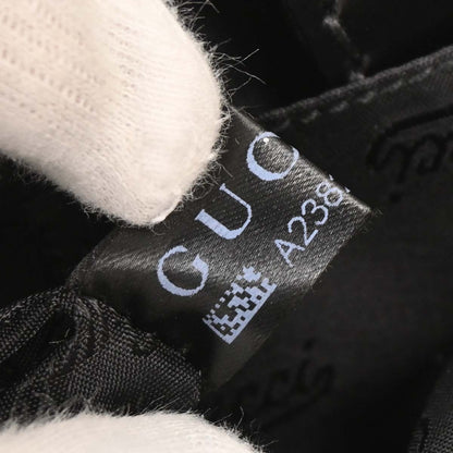 Gucci Vintage Handbag Leather, BLACK, LEATHER, Handbag